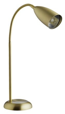 Habitat - Rica Metal Bedside Lamp - Brass